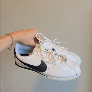 Nike Cortez Black and White Sneakers